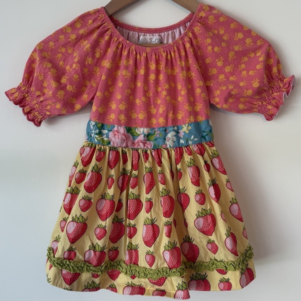 Girls Matilda Jane Good Hart Faircloth Hill Peasant‎ Top Size 8 EUC